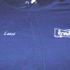 Blue hooded sweatshirt with ENRA logo and name.