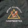 Camp Allamuchy Campmaster Corps. Logo on dress shirts placed above pocket.